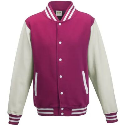 Bomberjacke Kind Just Hoods Baseball Rose 9/11 ans Mixte Bomberjacke Kind Just Hoods Baseball Rose 9/11 ans Mixte