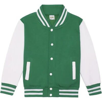 Bomberjacke Kind Just Hoods Baseball Vert 5/6 ans Mixte Bomberjacke Kind Just Hoods Baseball Vert 5/6 ans Mixte