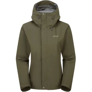 Regenjacke für Damen Rab Downpour Vert XS Femme Regenjacke für Damen Rab Downpour Vert XS Femme