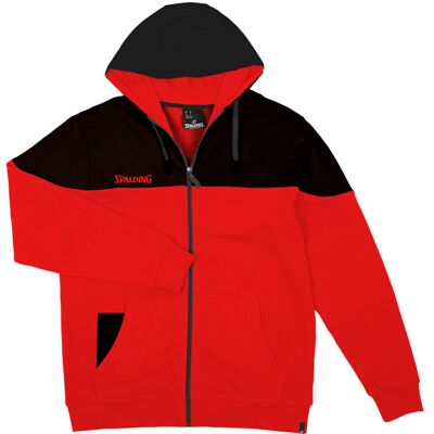 Sweatshirt Reißverschluss mit Kapuze Spalding Funk Rot 3XL Mixte Sweatshirt Reißverschluss mit Kapuze Spalding Funk Rot 3XL Mixte