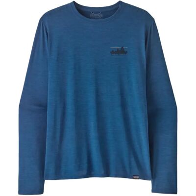 Langarmshirt Patagonia Cap Cool Daily Graphic Bleu M Homme Langarmshirt Patagonia Cap Cool Daily Graphic Bleu M Homme