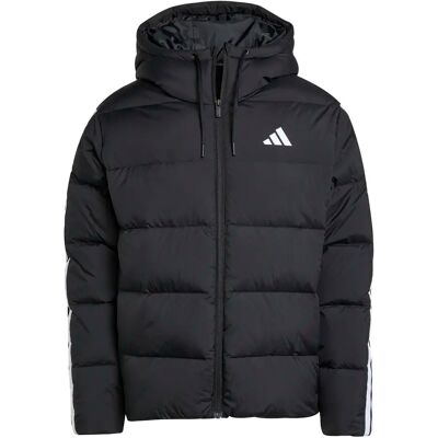 Daunenjacke mit Kapuze adidas Essentials 3-Stripes Noir S Homme Daunenjacke mit Kapuze adidas Essentials 3-Stripes Noir S Homme