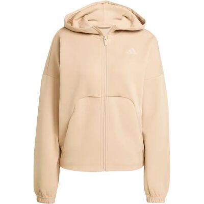 Kapuzenjacke adidas Future Icons Small Logo Beige M Femme Kapuzenjacke adidas Future Icons Small Logo Beige M Femme