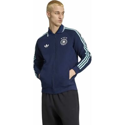 Adidas Veste de survêtement Extérieur Deutschland OG Anthem Coupe du Monde 2026 Bleu M Homme Adidas Veste de survêtement Extérieur Deutschland OG Anthem Coupe du Monde 2026 Bleu M Homme