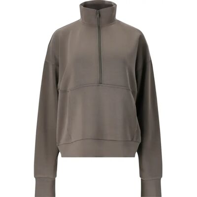 Damen Sweatshirt mit halbem Reißverschluss Athlecia Jillnana Gris 38 Femme Damen Sweatshirt mit halbem Reißverschluss Athlecia Jillnana Gris 38 Femme