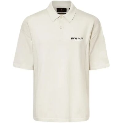 Polo-Shirt Belstaff Competition Knitted Beige M Homme Polo-Shirt Belstaff Competition Knitted Beige M Homme