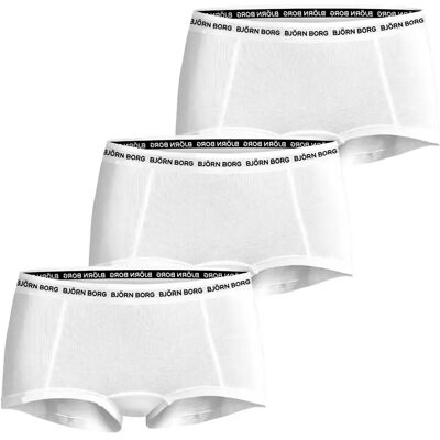 Boxer Damen Björn Borg Logo (x3) Blanc XS Femme Boxer Damen Björn Borg Logo (x3) Blanc XS Femme