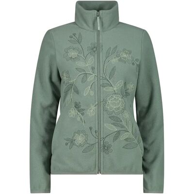Fleece mit Reißverschluss Damen CMP Vert 2XS Femme Fleece mit Reißverschluss Damen CMP Vert 2XS Femme