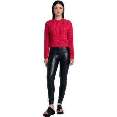 Öko-Leder Fleece Leggings für Frauen Conte Elegant LLG 1930 Noir S (164 cm) Femme Öko-Leder Fleece Leggings für Frauen Conte Elegant LLG 1930 Noir S (164 cm) Femme