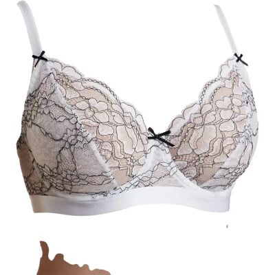 Damen-BH Conte Elegant Fusion Tb6133 Blanc 80D Femme Damen-BH Conte Elegant Fusion Tb6133 Blanc 80D Femme