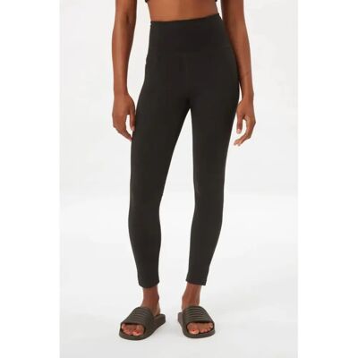 Girlfriend Collective Schwarze Hochtaillierte 7/8 Leggings - Nachhaltig Girlfriend Collective Schwarze Hochtaillierte 7/8 Leggings - Nachhaltig
