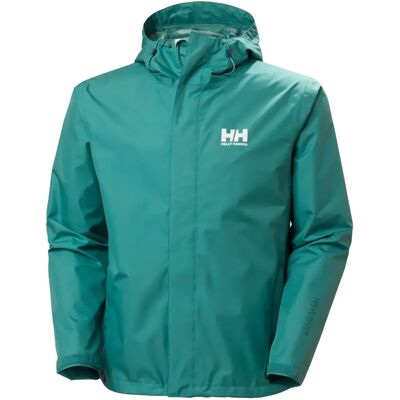 Regenjacke mit Kapuze Helly Hansen Seven J Vert M Homme Regenjacke mit Kapuze Helly Hansen Seven J Vert M Homme
