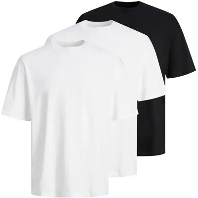 T-Shirt Jack & Jones Hugo Loose (x3) Multicolore S Homme T-Shirt Jack & Jones Hugo Loose (x3) Multicolore S Homme
