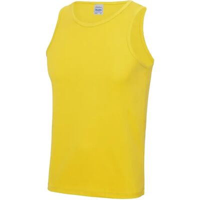 Polyester-Top Just Cool Jaune M Homme Polyester-Top Just Cool Jaune M Homme