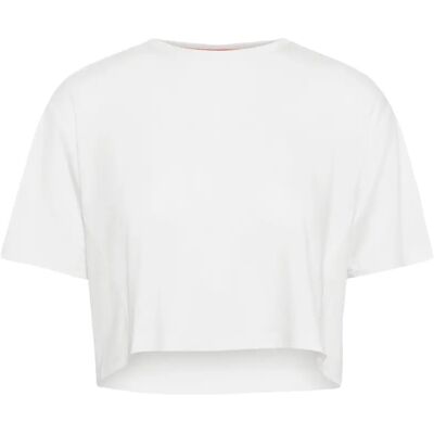 Kari Traa Mija Tee - Weiß - Crop Länge - Boat Neck - T-Shirt Kari Traa Mija Tee - Weiß - Crop Länge - Boat Neck - T-Shirt