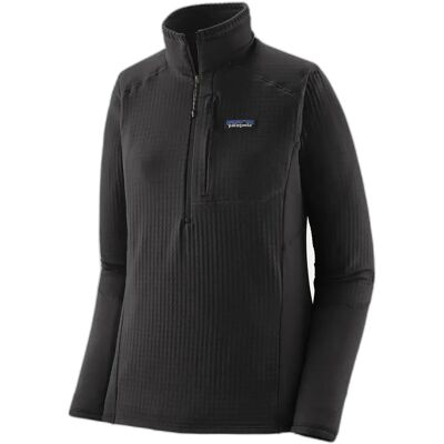 Fleece 1/2 Zip Damen Patagonia R1 Noir L Femme Fleece 1/2 Zip Damen Patagonia R1 Noir L Femme