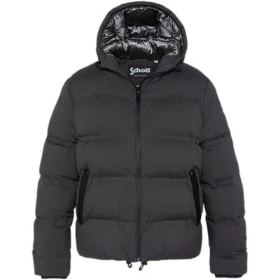 Technische Daunenjacke Schott Inland Gris XL Mixte Technische Daunenjacke Schott Inland Gris XL Mixte