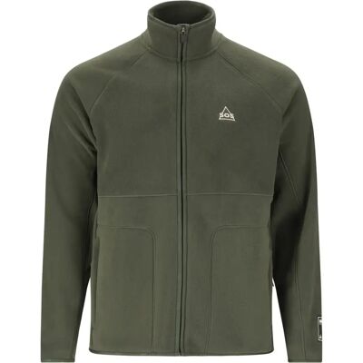 Fleece mit Reißverschluss SOS Munson Vert XL Homme Fleece mit Reißverschluss SOS Munson Vert XL Homme