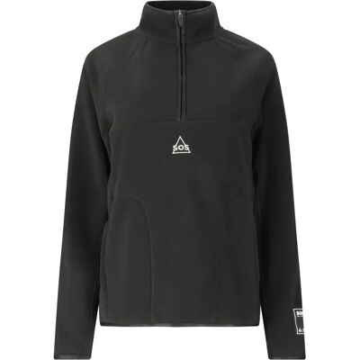 Fleece mit halbem Reißverschluss, Damen SOS Munson Noir S Femme Fleece mit halbem Reißverschluss, Damen SOS Munson Noir S Femme