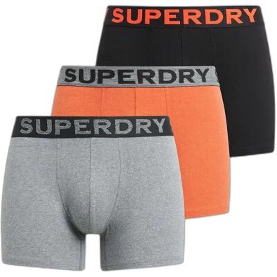 Unterhose Superdry (x3) Orange 2XL Homme Unterhose Superdry (x3) Orange 2XL Homme