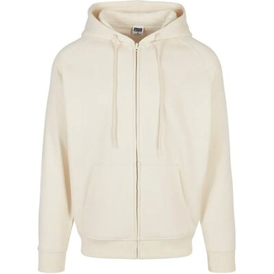 Kapuzenpullover Urban Classics zip(GT) Blanc S Homme Kapuzenpullover Urban Classics zip(GT) Blanc S Homme