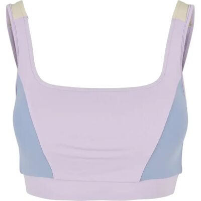 Urban Classics Damen Sport-BH Farbblock - Lila, Gr. S Urban Classics Damen Sport-BH Farbblock - Lila, Gr. S
