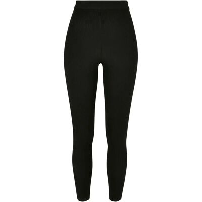 Leggings für Frauen Urban Classics Rib Knit GT Noir 5XL Femme Leggings für Frauen Urban Classics Rib Knit GT Noir 5XL Femme