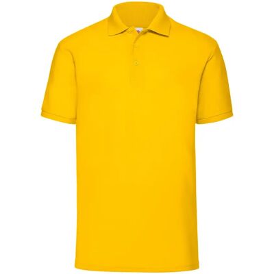 Polo-Shirt Fruit of the Loom Jaune XL Mixte Polo-Shirt Fruit of the Loom Jaune XL Mixte