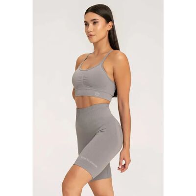Push-up Shorts Damen Gym Glamour Biker 2.0 Gris S Femme Push-up Shorts Damen Gym Glamour Biker 2.0 Gris S Femme