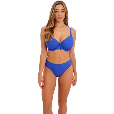 Bikinihose High Waisted Damen Fantasie Beach Waves Ultramarine Blau L Femme Bikinihose High Waisted Damen Fantasie Beach Waves Ultramarine Blau L Femme
