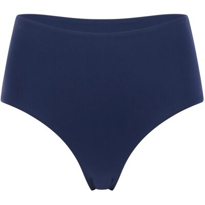 Damen-Bikinihose mit hoher Taille Huit So Chic Bleu M Femme Damen-Bikinihose mit hoher Taille Huit So Chic Bleu M Femme