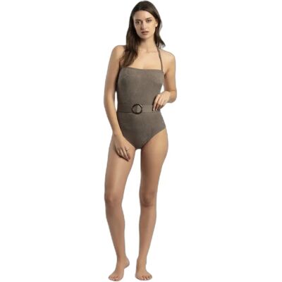 Badeanzug mit Bandeau für Damen Admas Fresh Leaves Gris 48 Femme Badeanzug mit Bandeau für Damen Admas Fresh Leaves Gris 48 Femme