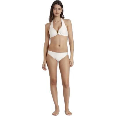 Damen-Bikini mit Rückenausschnitt Admas Waves Blanc 46 Femme Damen-Bikini mit Rückenausschnitt Admas Waves Blanc 46 Femme
