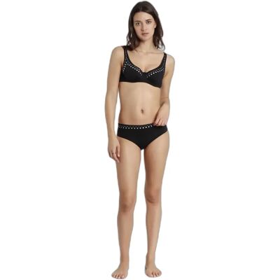 Bikini mit Bügel für Damen Admas Metallic Stones Noir 40 Femme Bikini mit Bügel für Damen Admas Metallic Stones Noir 40 Femme
