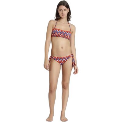Bikini Bandeau Damen Admas Ethnic Waves Multicolore 48 Femme Bikini Bandeau Damen Admas Ethnic Waves Multicolore 48 Femme