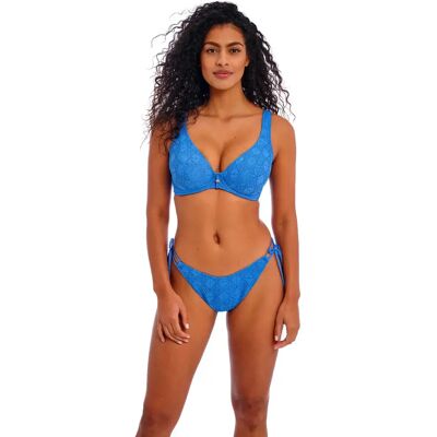Bikinihose mit tiefem Rückenausschnitt, Damen Freya Nomad Nights Bleu L Femme Bikinihose mit tiefem Rückenausschnitt, Damen Freya Nomad Nights Bleu L Femme