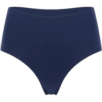 Damen-Bikinihose mit hoher Taille Huit So Chic Bleu M Femme Damen-Bikinihose mit hoher Taille Huit So Chic Bleu M Femme