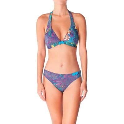 Bikinihose Damen Huit Tropical Jungle Multicolore M Femme Bikinihose Damen Huit Tropical Jungle Multicolore M Femme