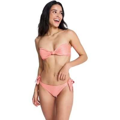 Damen-Bikinihose Roxy Wavy Orange M Femme Damen-Bikinihose Roxy Wavy Orange M Femme