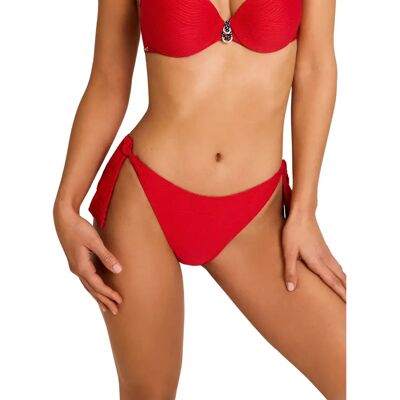 Damen-Bikinihose mit Knoten Selmark Nautilus Rouge XL Femme Damen-Bikinihose mit Knoten Selmark Nautilus Rouge XL Femme