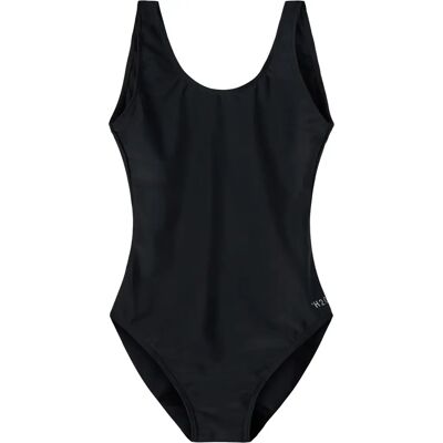 Badeanzug Einteiler mit geradem Ausschnitt Damen H2O Tornø Noir XS Femme Badeanzug Einteiler mit geradem Ausschnitt Damen H2O Tornø Noir XS Femme
