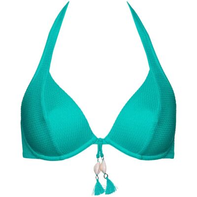 Bikini-Oberteil mit Bügel, Rückenausschnitt für Damen Lisca Ibiza Vert 46D Femme Bikini-Oberteil mit Bügel, Rückenausschnitt für Damen Lisca Ibiza Vert 46D Femme