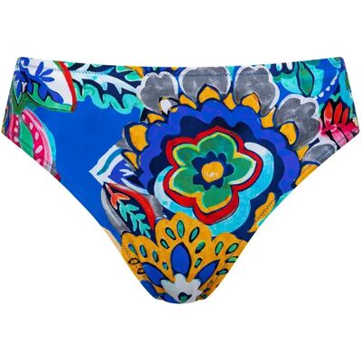Damen-Bikinihose mit hoher Taille Lisca Mexico Bleu 42 Femme Damen-Bikinihose mit hoher Taille Lisca Mexico Bleu 42 Femme