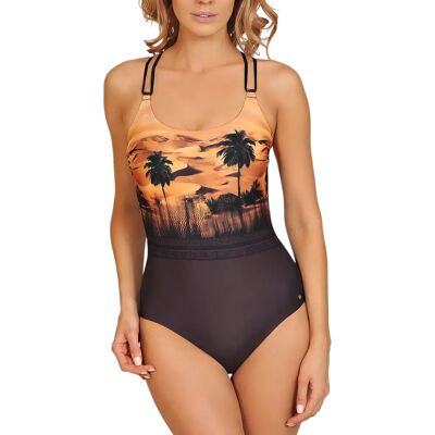 Badeanzug, Damen Lisca Copacabana Orange 38C Femme Badeanzug, Damen Lisca Copacabana Orange 38C Femme