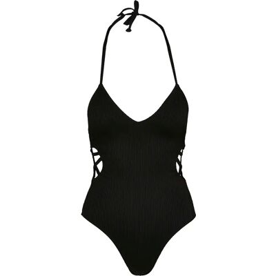 Urban Classics Badeanzug Damen Urban Classic wimuit Schwarz XS Femme Urban Classics Badeanzug Damen Urban Classic wimuit Schwarz XS Femme
