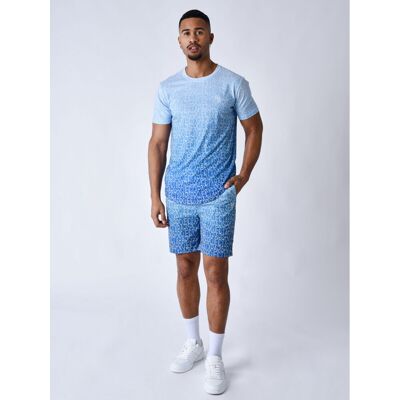 Badehose mit zweifarbigem Stufeneffekt Project X Paris All Over Blau S Homme Badehose mit zweifarbigem Stufeneffekt Project X Paris All Over Blau S Homme