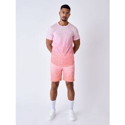 Badehose mit zweifarbigem Stufeneffekt Project X Paris All Over Rosa XL Homme Badehose mit zweifarbigem Stufeneffekt Project X Paris All Over Rosa XL Homme