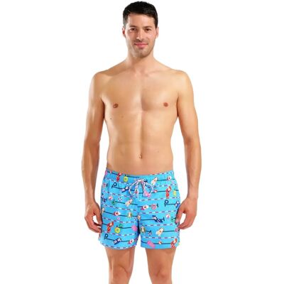 Badehose Arena Water Prints AO Bleu 2XL Homme Badehose Arena Water Prints AO Bleu 2XL Homme