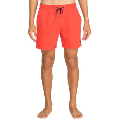 Layback Badeshorts Billabong All Day Rouge 2XL Homme Layback Badeshorts Billabong All Day Rouge 2XL Homme