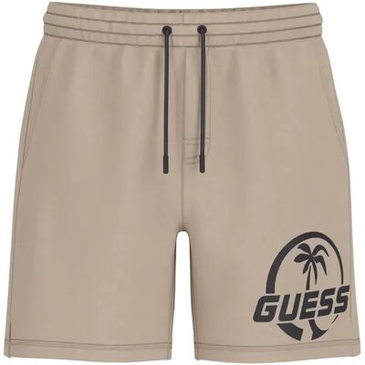 Badehose Guess Logo Palm Rouge XL Homme Badehose Guess Logo Palm Rouge XL Homme